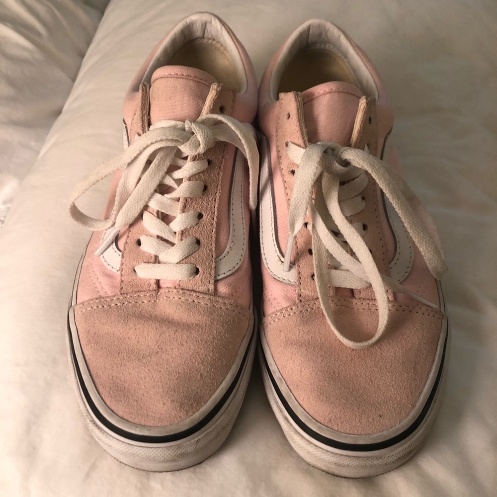 Light pink classic vans
